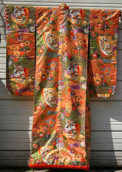 excellent quality ca 1940's Japanese wedding Kimono - 3