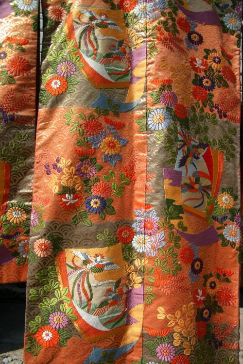 excellent quality ca 1940's Japanese wedding Kimono - 4