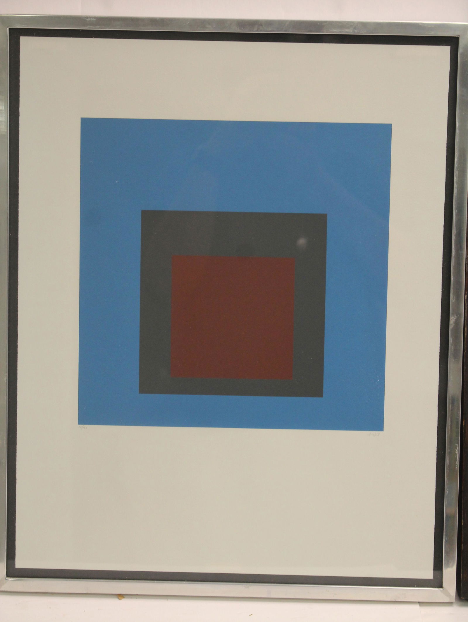 Josef Albers "Homage to the Square" 1965 Serigraph signed 14/125. with original receipt. 19 x 15" (1 of 1)