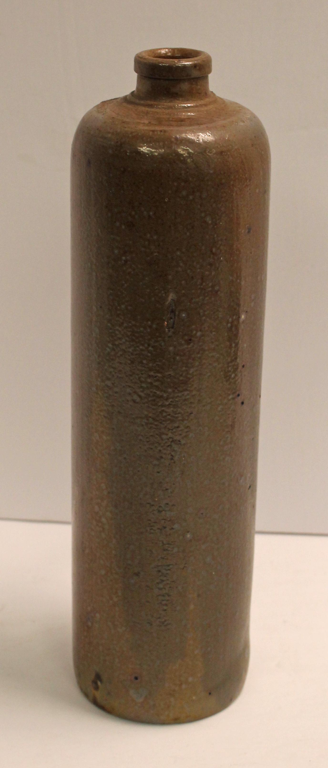 Stoneware merchant's bottle "Erven Lucas Bols Het Lootsje Amsterdam 1 Liter" - 12" tall (1 of 4)