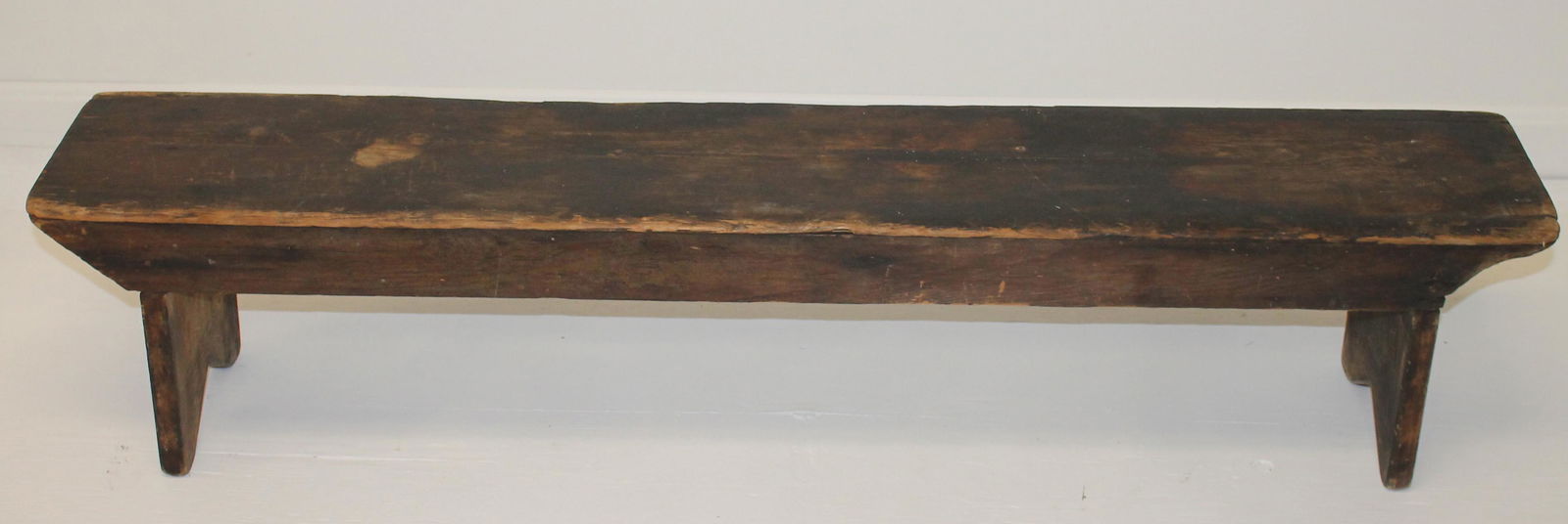 Antique carved wooden bench/riser - 48" long x 10 1/2" tall x 8" deep (1 of 4)