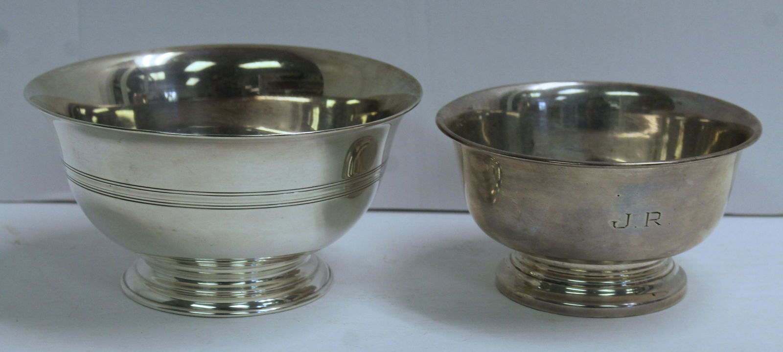 Two sterling silver small bowls incl one by Tiffany & Co - 5 3/4"x3" & the other 4 3/4"x2 1/2" - (1 of 5)