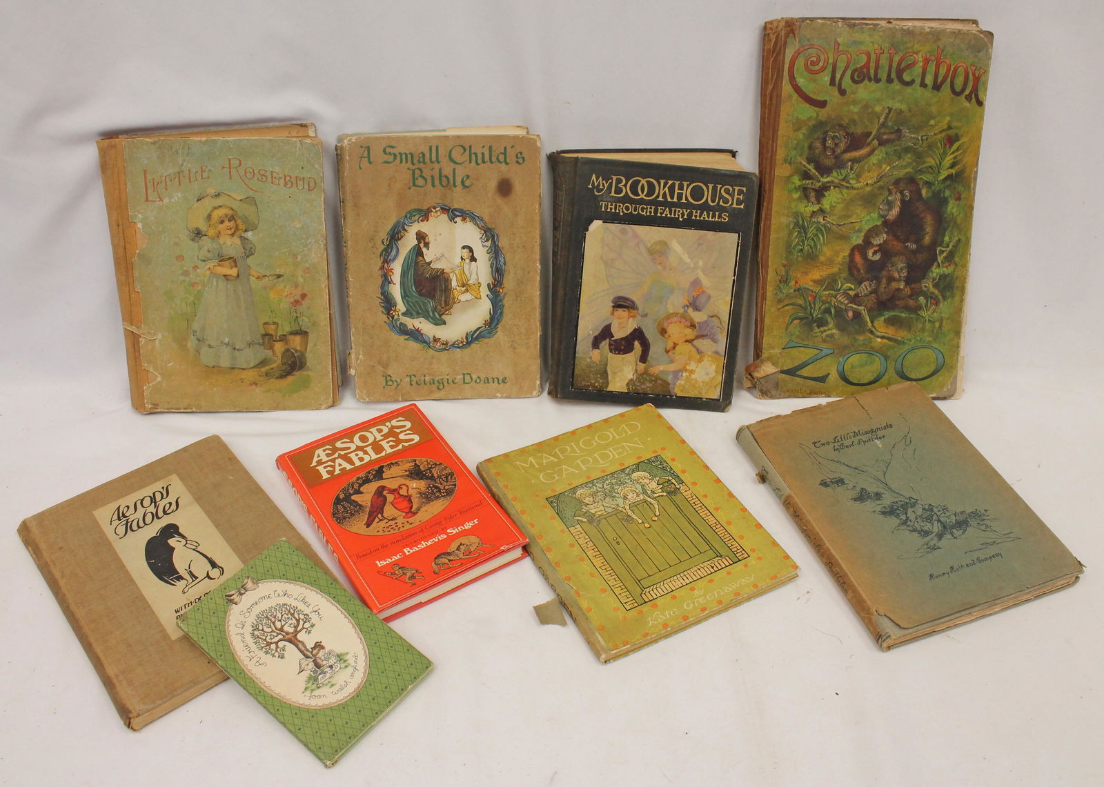 Lot of 9 children's books incl Aesop's Fables, etc (1 of 7)