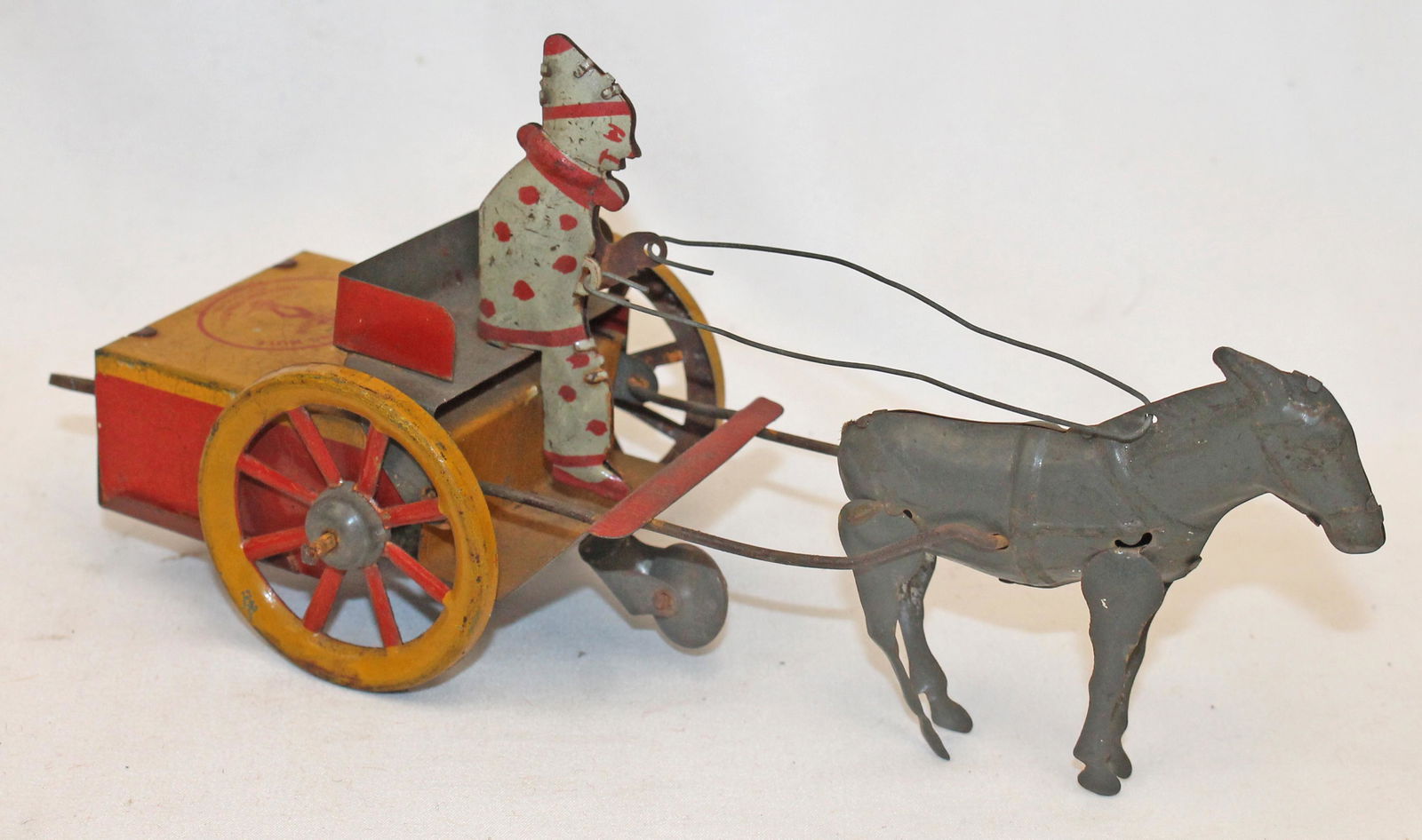 Strauss "Jenny The Balky Mule" tin wind-up - 9" long (1 of 4)