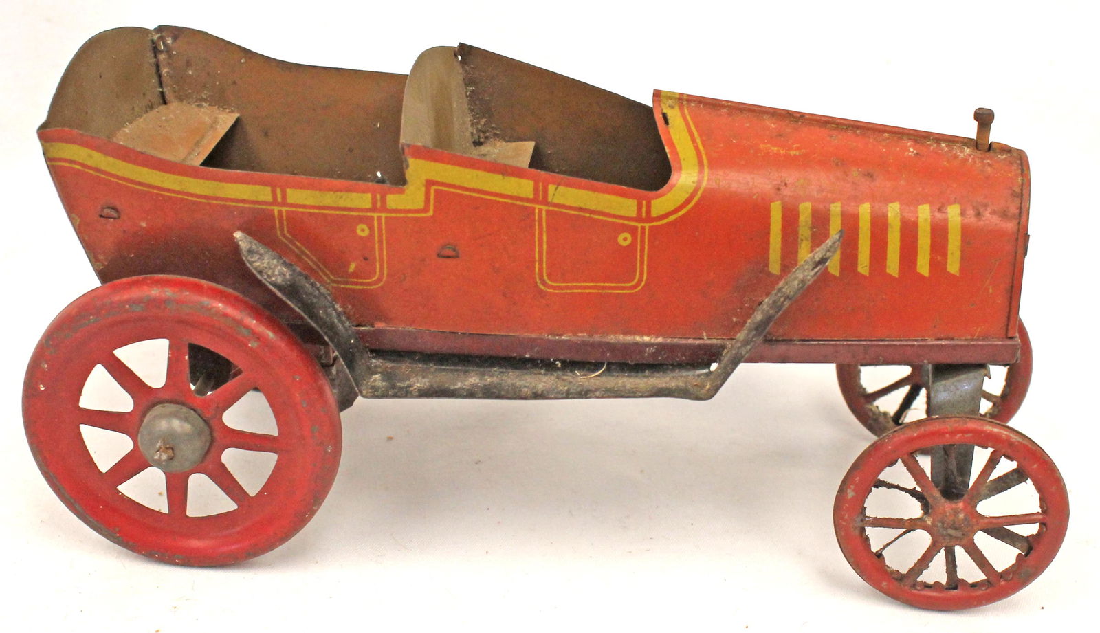 Strauss "Trikauto" tin wind-up - 7 1/2" long (1 of 4)