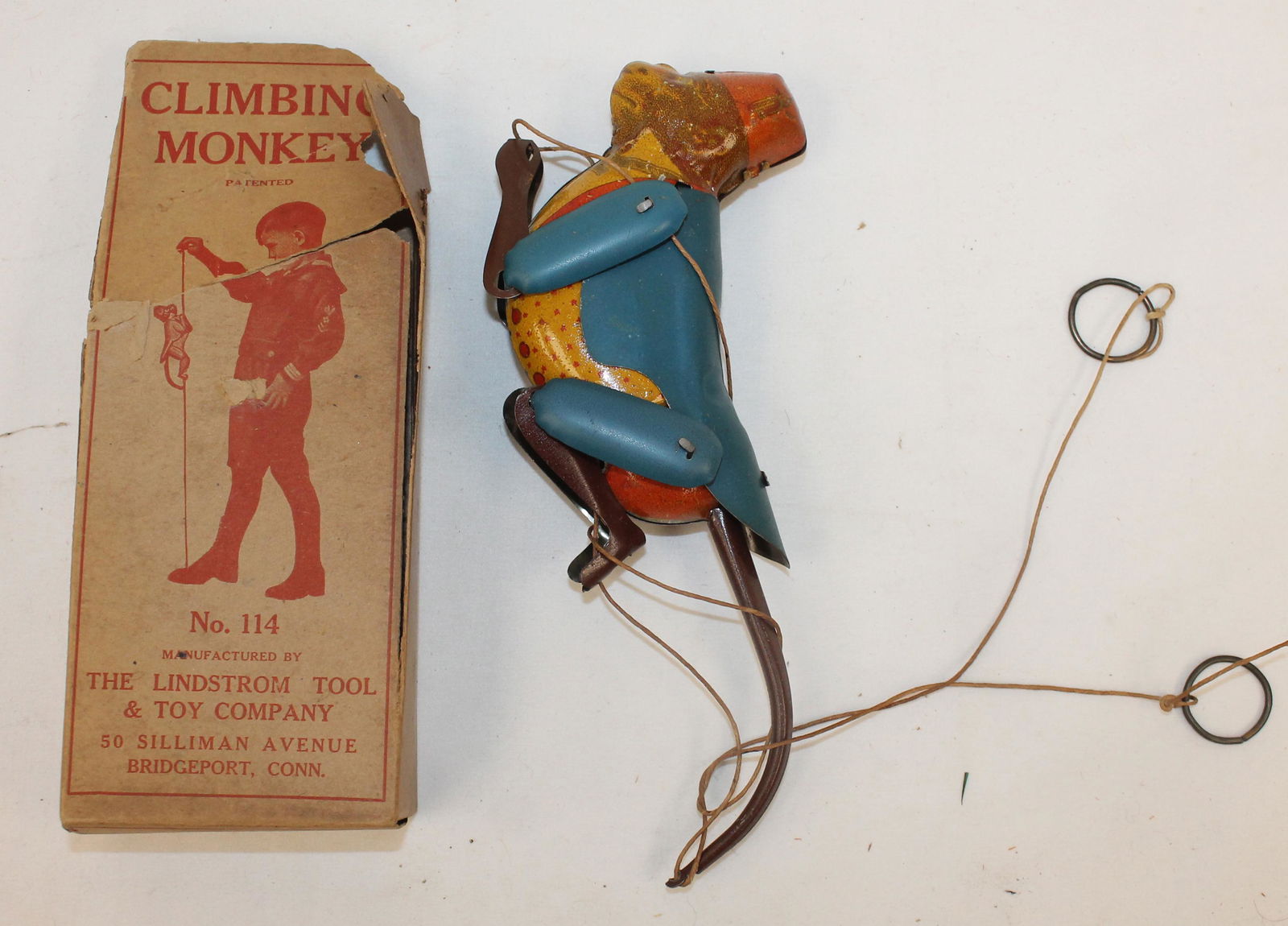 Lindstrom "Climbing Monkey" in orig box (box as is) - 8" tall (1 of 6)