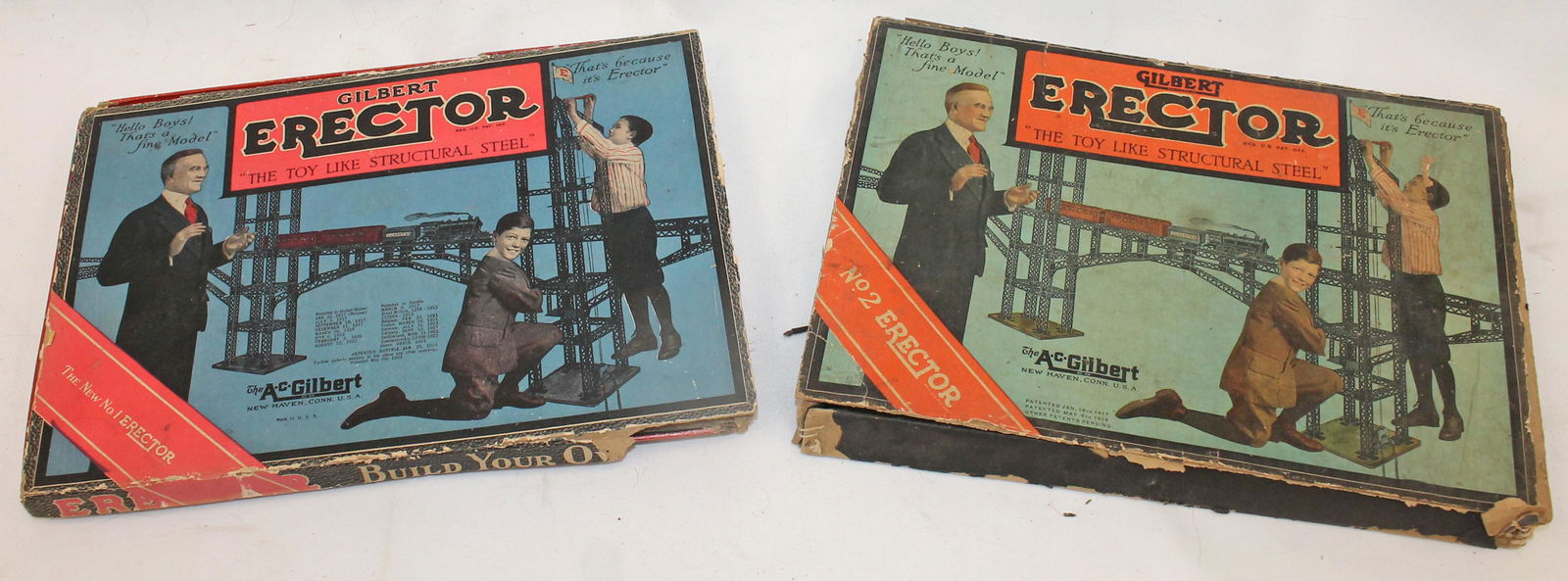Lot of 2 orig boxed Erector sets (1 of 5)