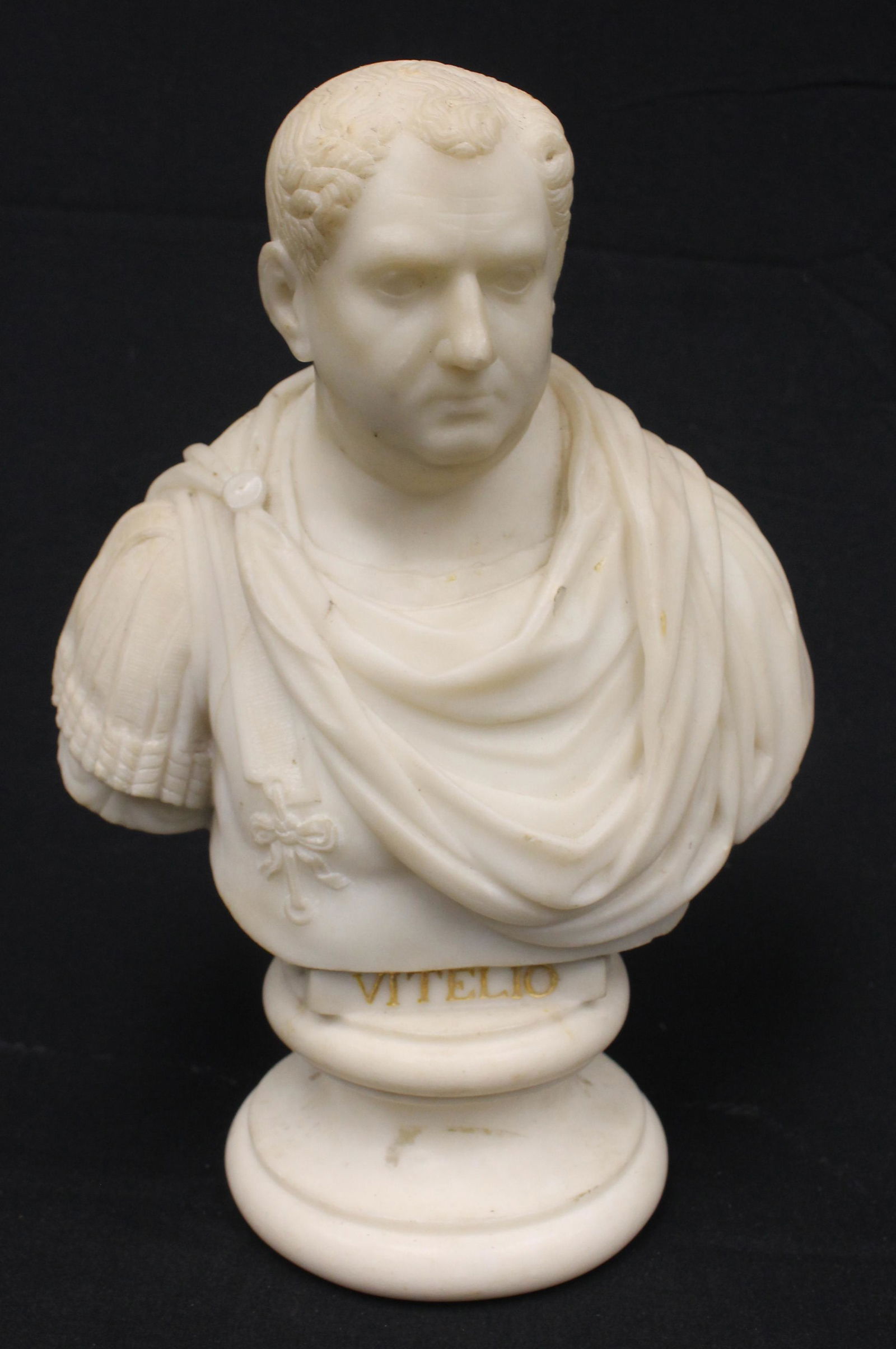 Marble sculpture bust of "Vitellio" - 11" tall (1 of 7)