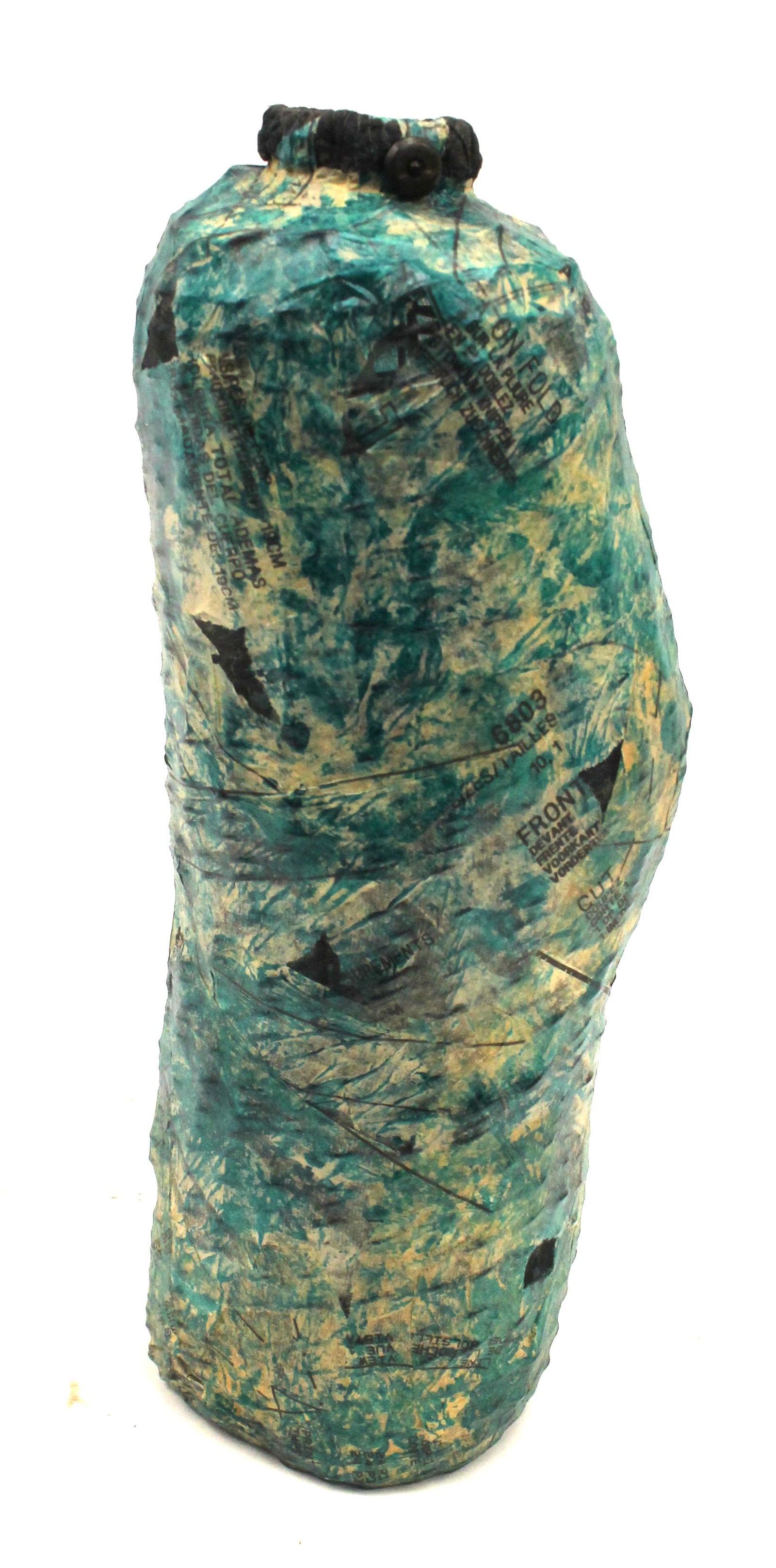 Jackie Abrams fiber art "Bearing Witness II" - 13 3/4" tall - We have teamed up with Brattleboro (1 of 3)