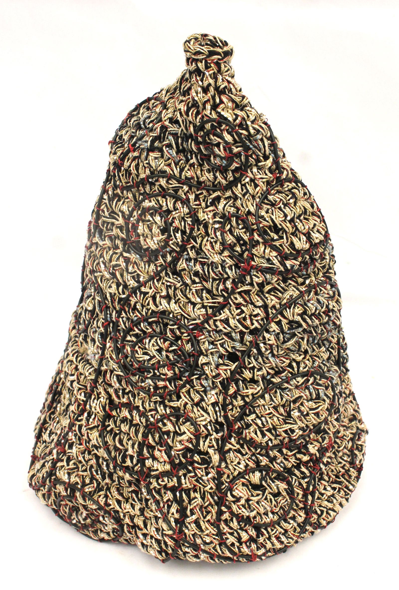 Jackie Abrams fiber art "The Wise Grandmother" - 12" tall - We have teamed up with Brattleboro (VT) (1 of 5)