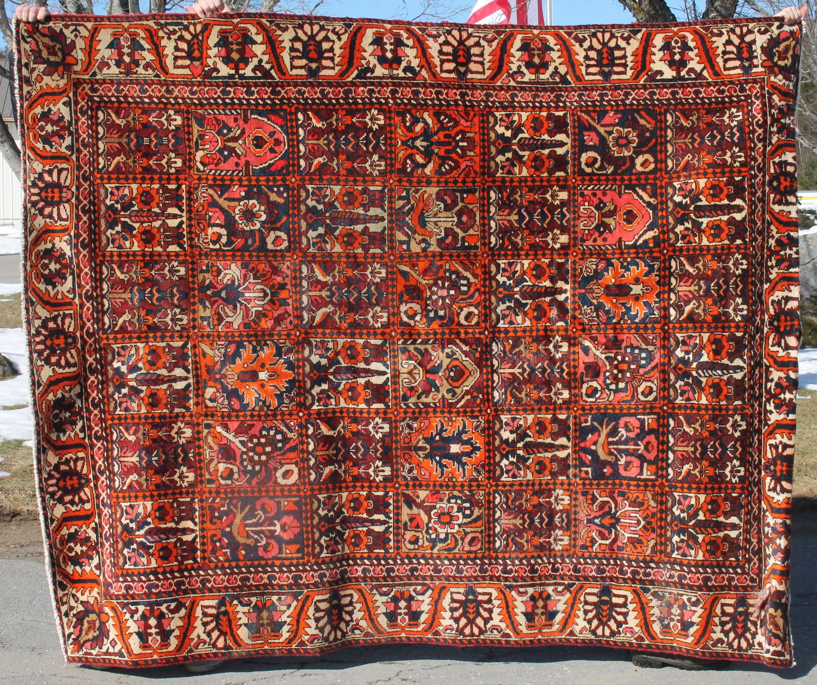 Garden Bakhtiari rm size Oriental Rug - 6'10"x8'5" (1 of 4)