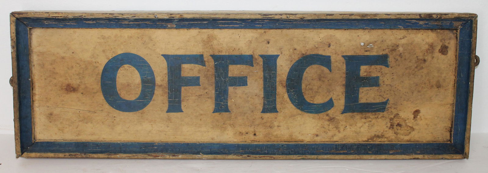 Wooden painted sign "Office" (1 of 3)
