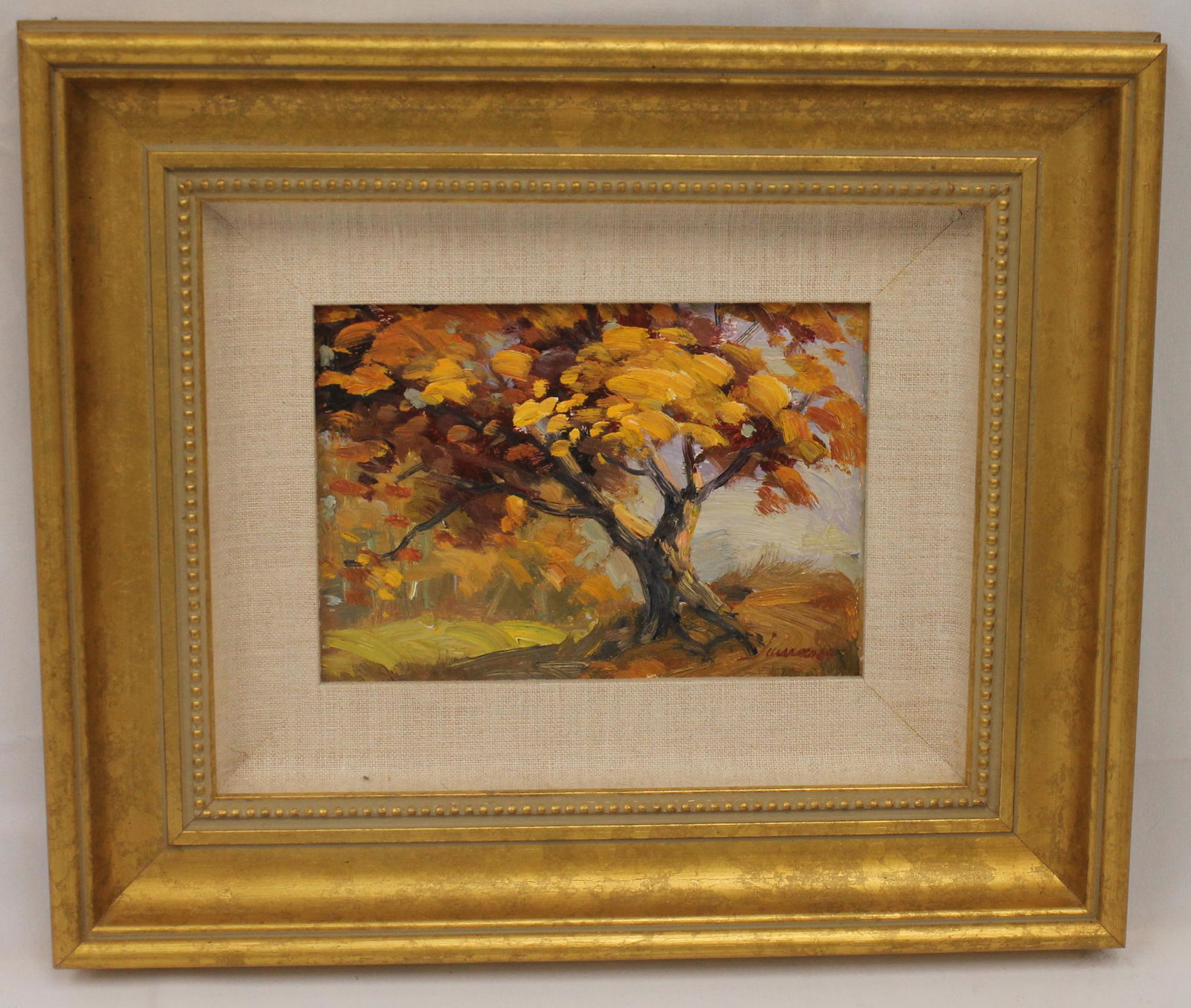 Junn Roca (CA artist) o/c landscape titled "California Fall Colors" - Roca is a Southern CA artist & (1 of 4)