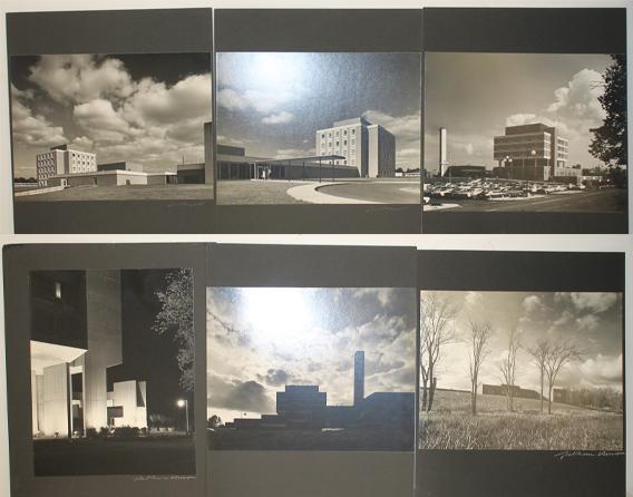 Six Photographs By Balthazar Korab (Hungary-US 1926-2013). Photos of buildings that John V. Sheoris: Six Photographs By Balthazar Korab (Hungary-US 1926-2013). Photos of buildings that John V. Sheoris helped design. Korab was a well-known Detroit photographer. Eero Saarinen and other Detroit firms em