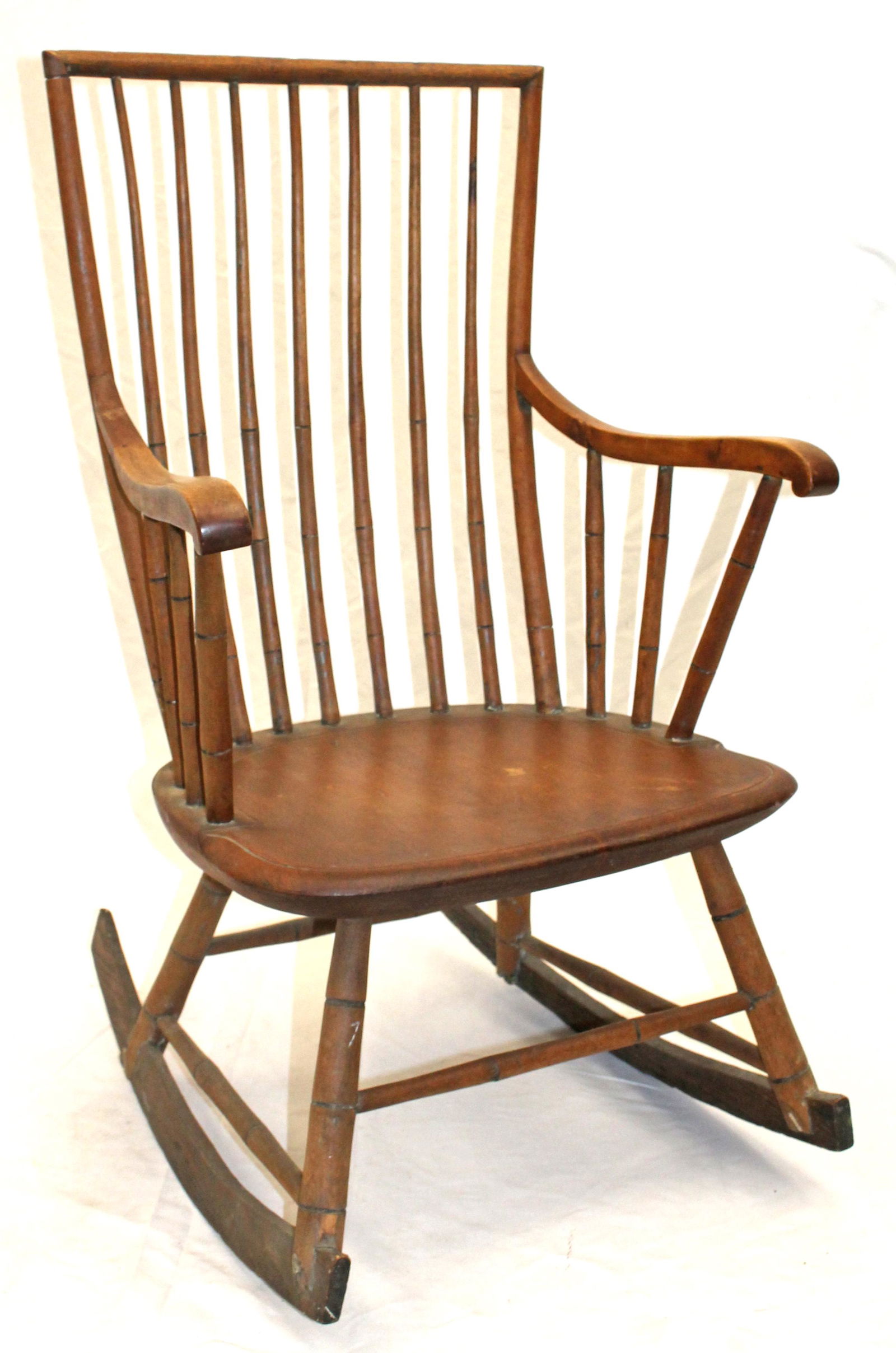Period Windsor birdcage rocking armchair (1 of 5)