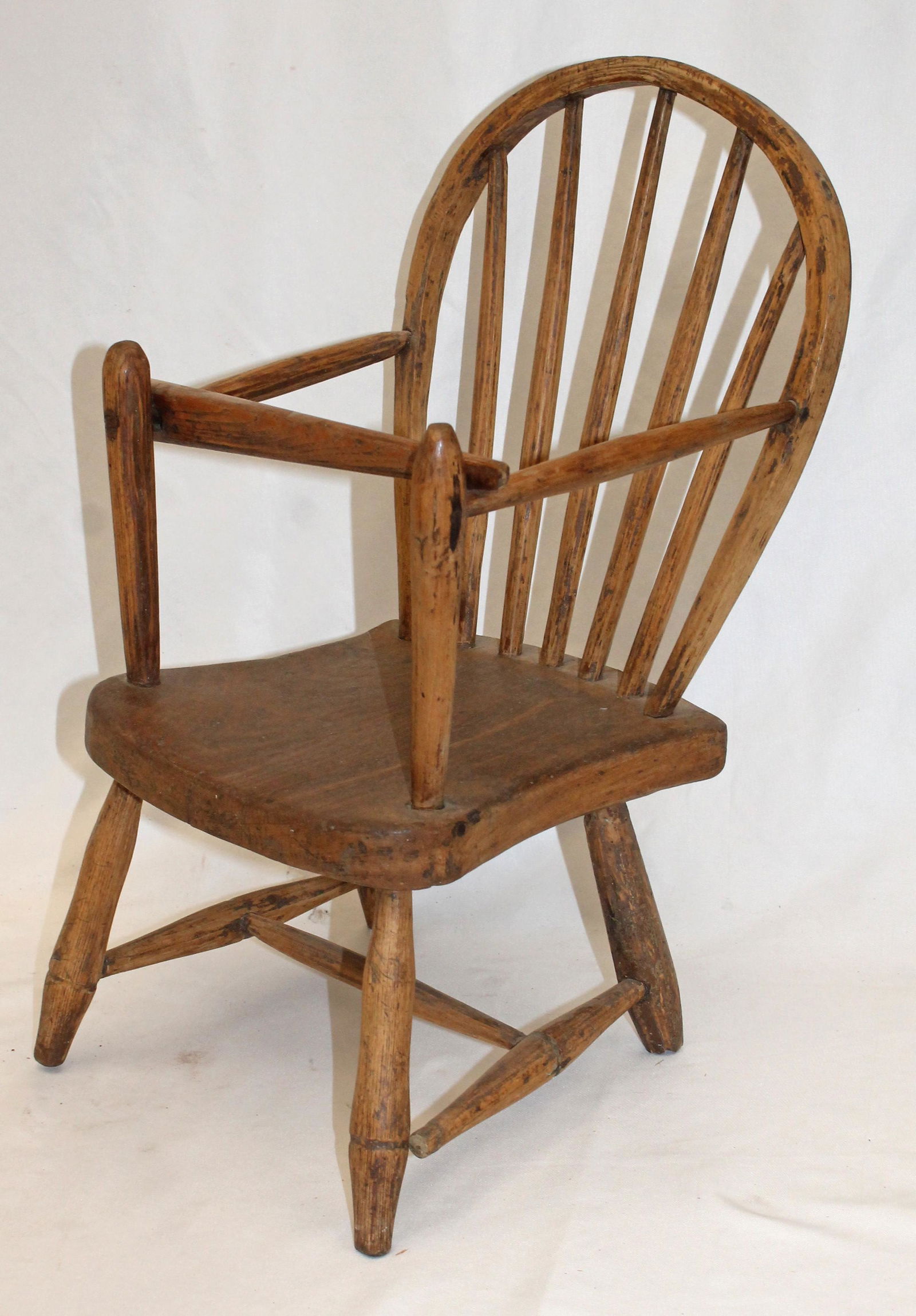 Period Windsor childs chair w bar front support (1 of 5)
