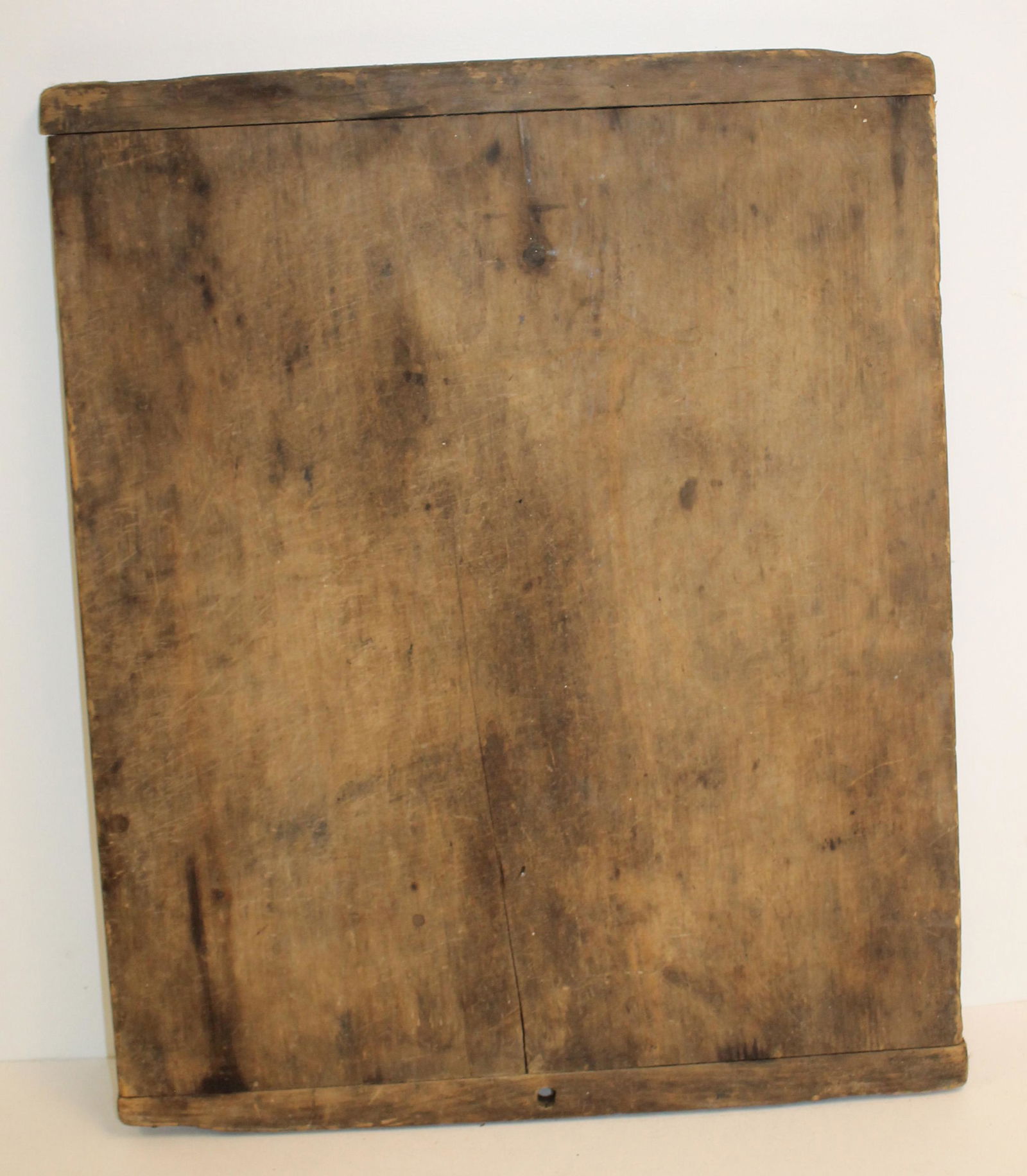 Antique wooden cutting board w bread board ends - 24 1/4"x19 3/4" (1 of 4)
