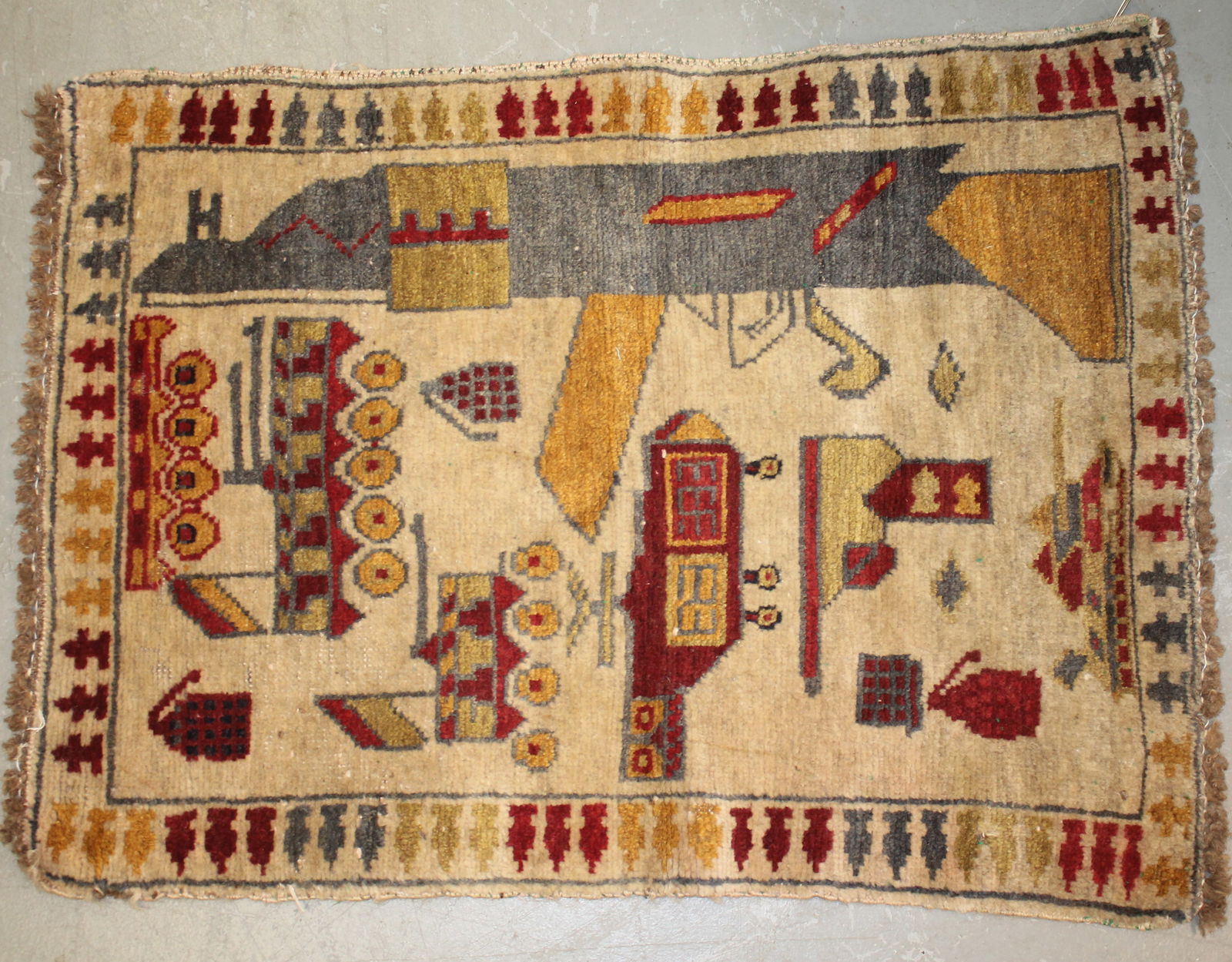 Afghanistan War Rug - 22"x30" (1 of 6)