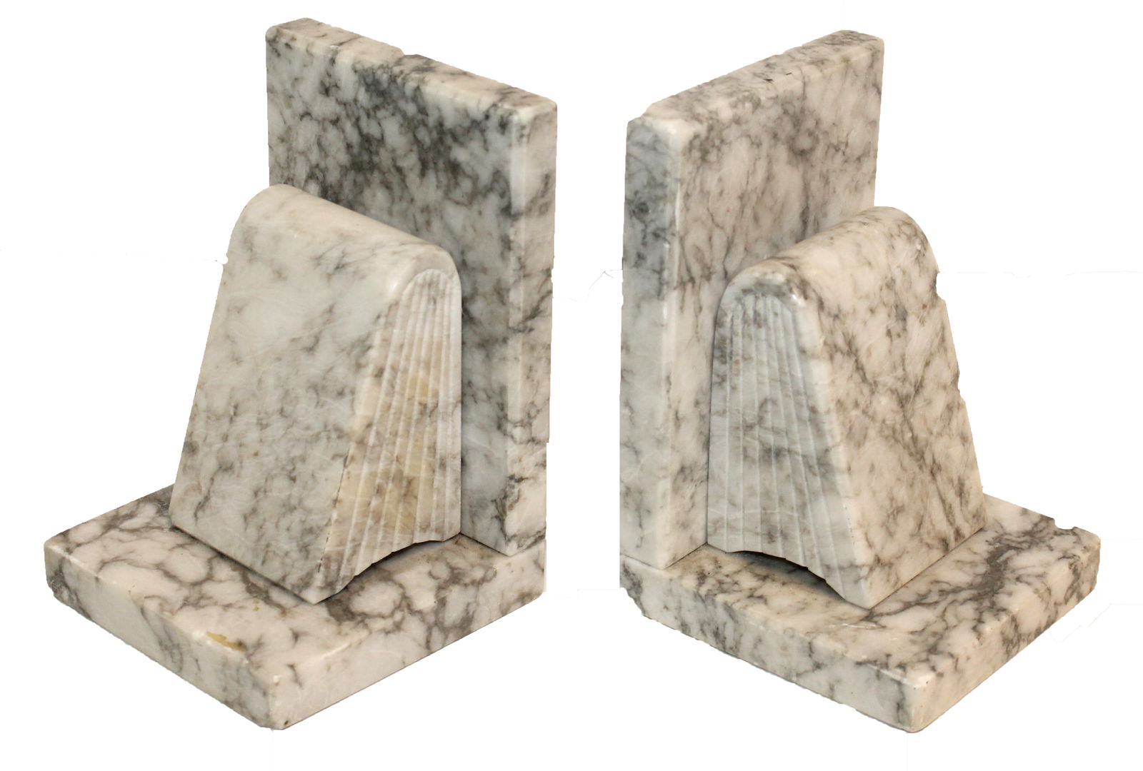 pr of marble bookends (1 of 5)