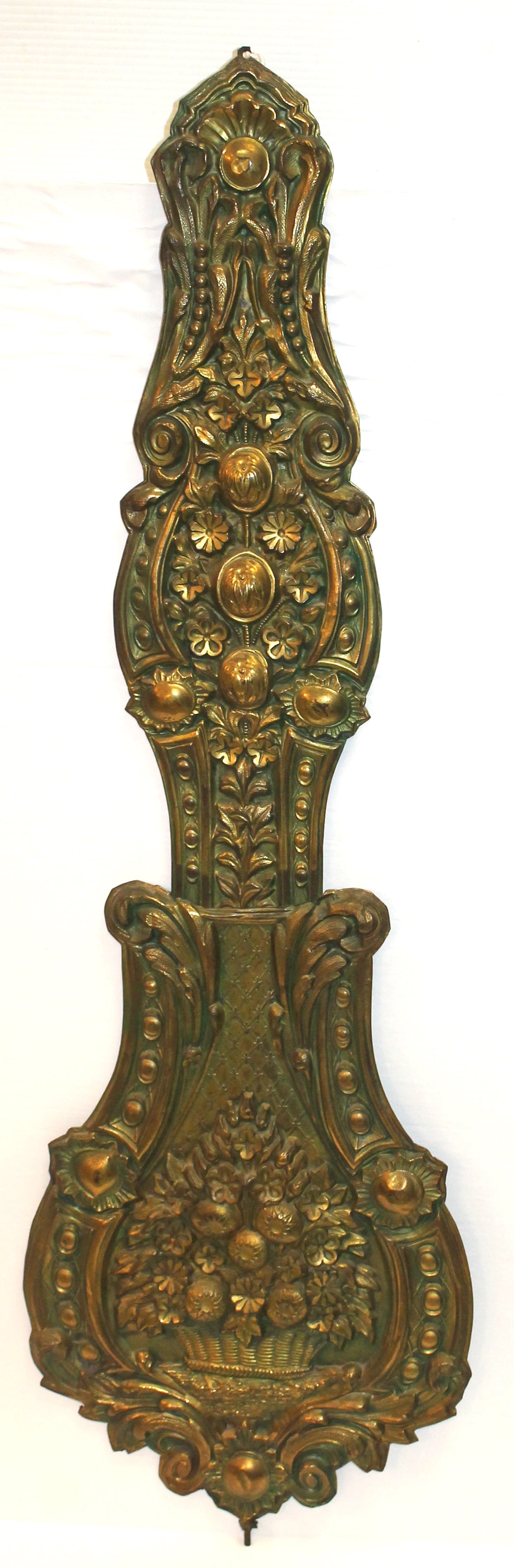 Large fancy brass clock pendulum - 40" tall (1 of 7)