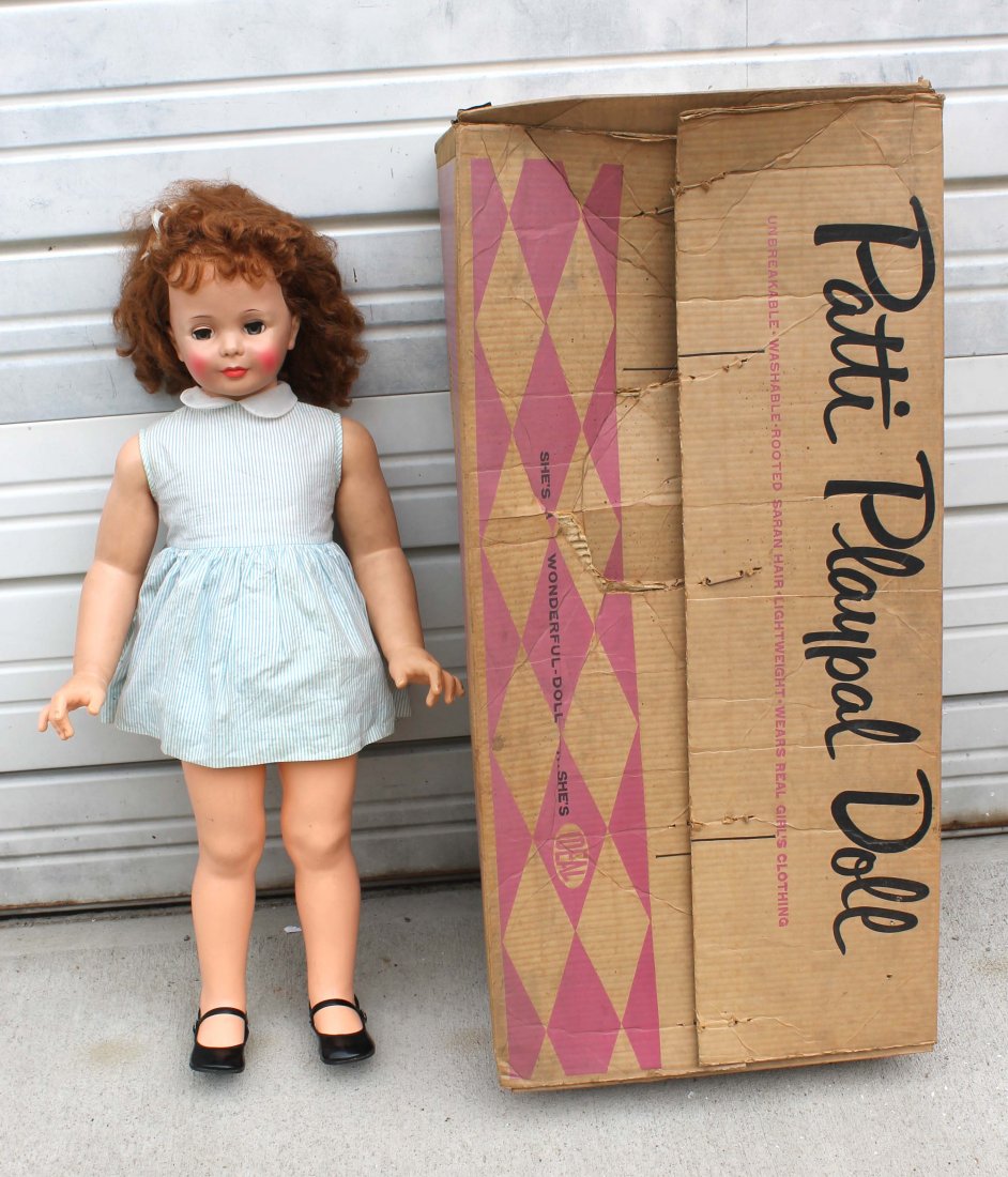 3 orig boxed dolls - Ideal Revlon 17" Doll, Ideal 3: 3 orig boxed dolls - Ideal Revlon 17" Doll, Ideal 34" "Patty Playpal" & "Dolly Babysitter Set" by Keystone