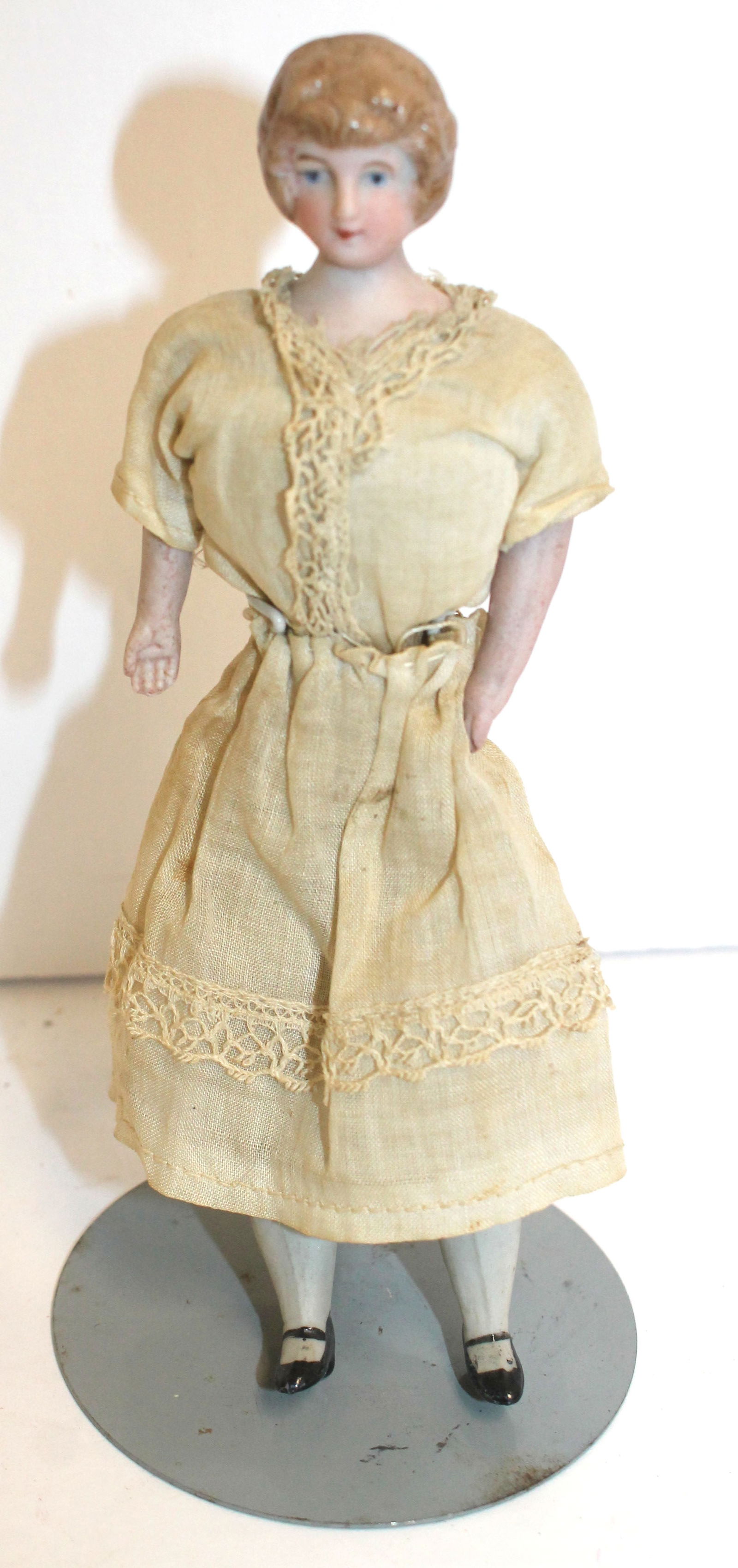 Antique bisque doll house doll - (1 of 6)