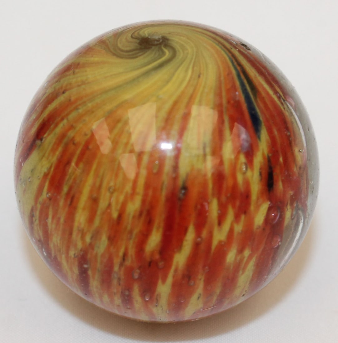 Vintage large onionskin marble 2" (1 of 5)