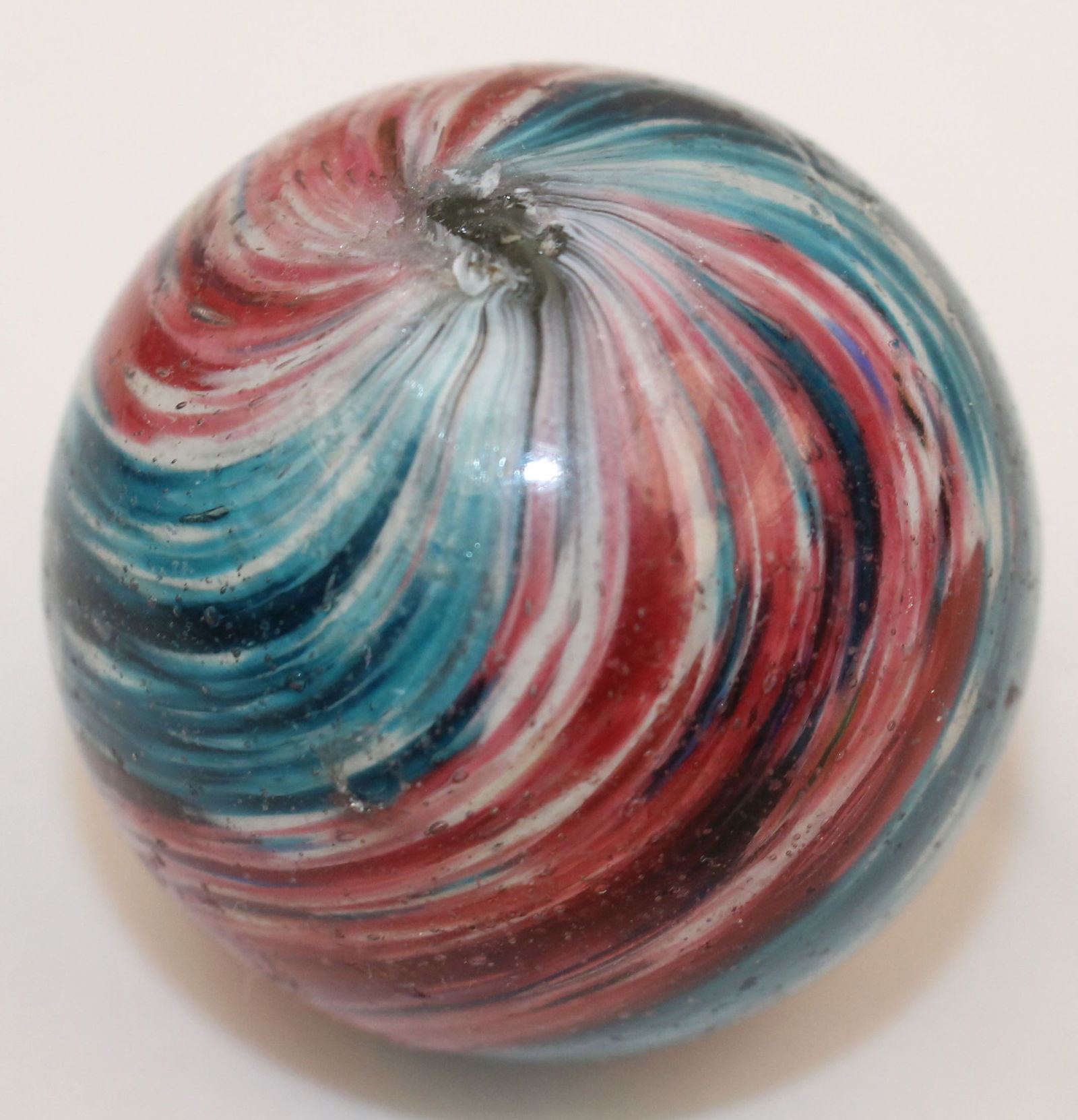 Vintage large onionskin marble 1 11/16" (1 of 4)