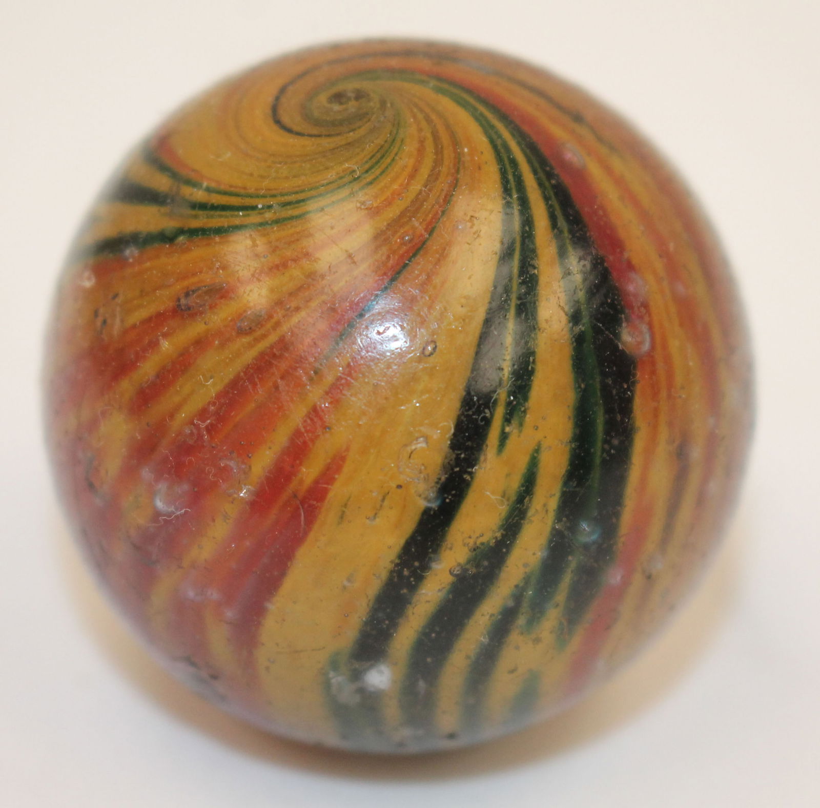 Vintage onionskin marble 1 7/8" (1 of 6)
