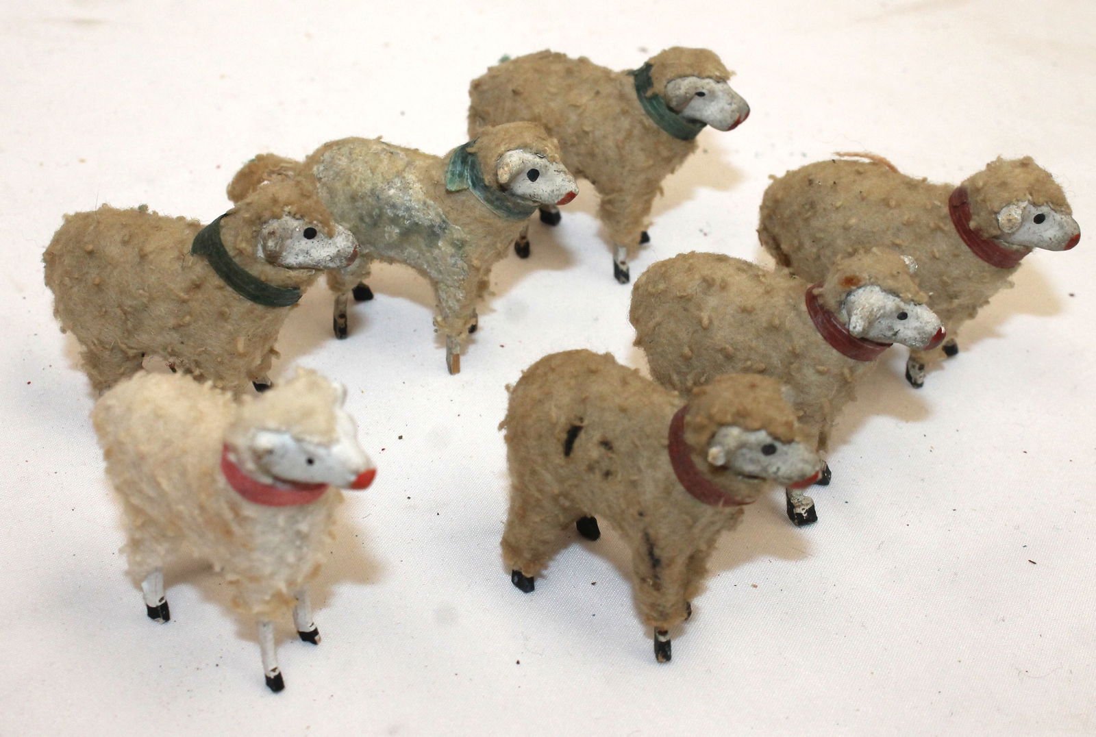 Lot of 7 Putz/Sheep - 1 3/4" (1 of 8)