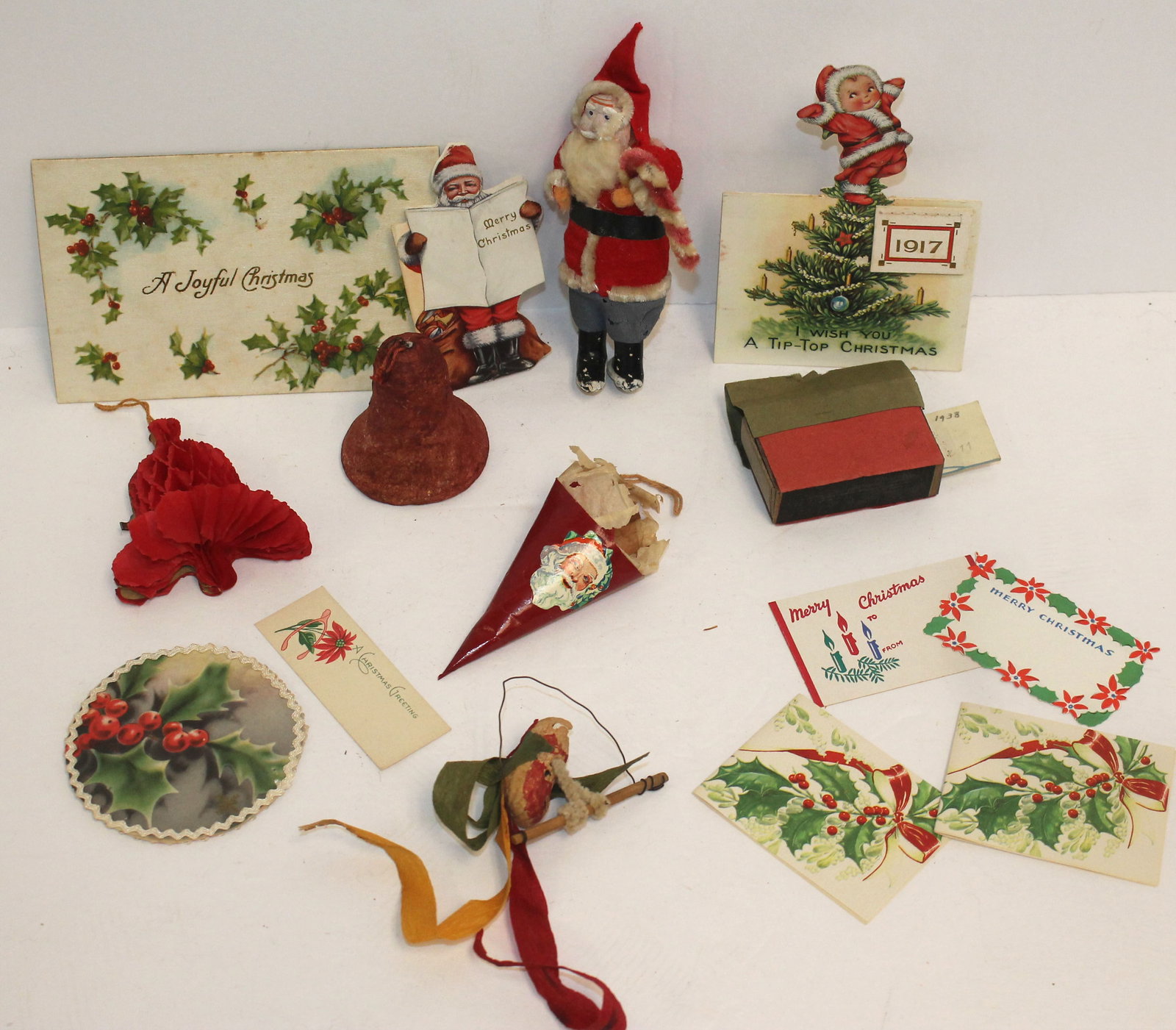 Lot of Christmas ephemera incl Japanese Santa, etc: Lot of Christmas ephemera incl Japanese Santa, etc
