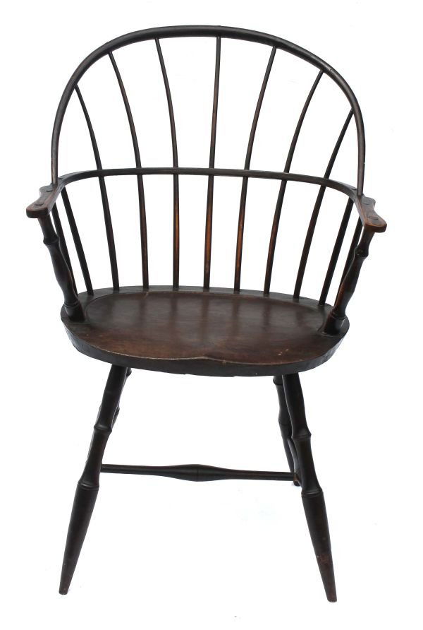 wonderful ca 1790 delicately turned RI sack back W: wonderful ca 1790 delicately turned RI sack back Windsor. Tall & graceful & in flawless condition - 36" tall