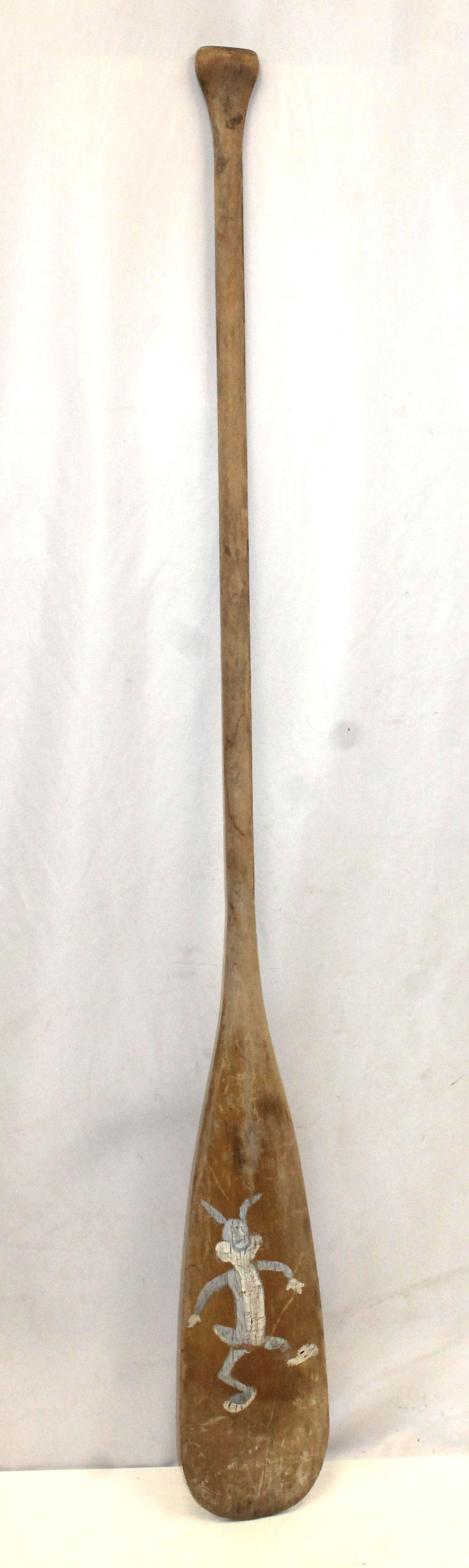 Canoe paddle w painted Bugs Bunny dec - 63" long (1 of 6)