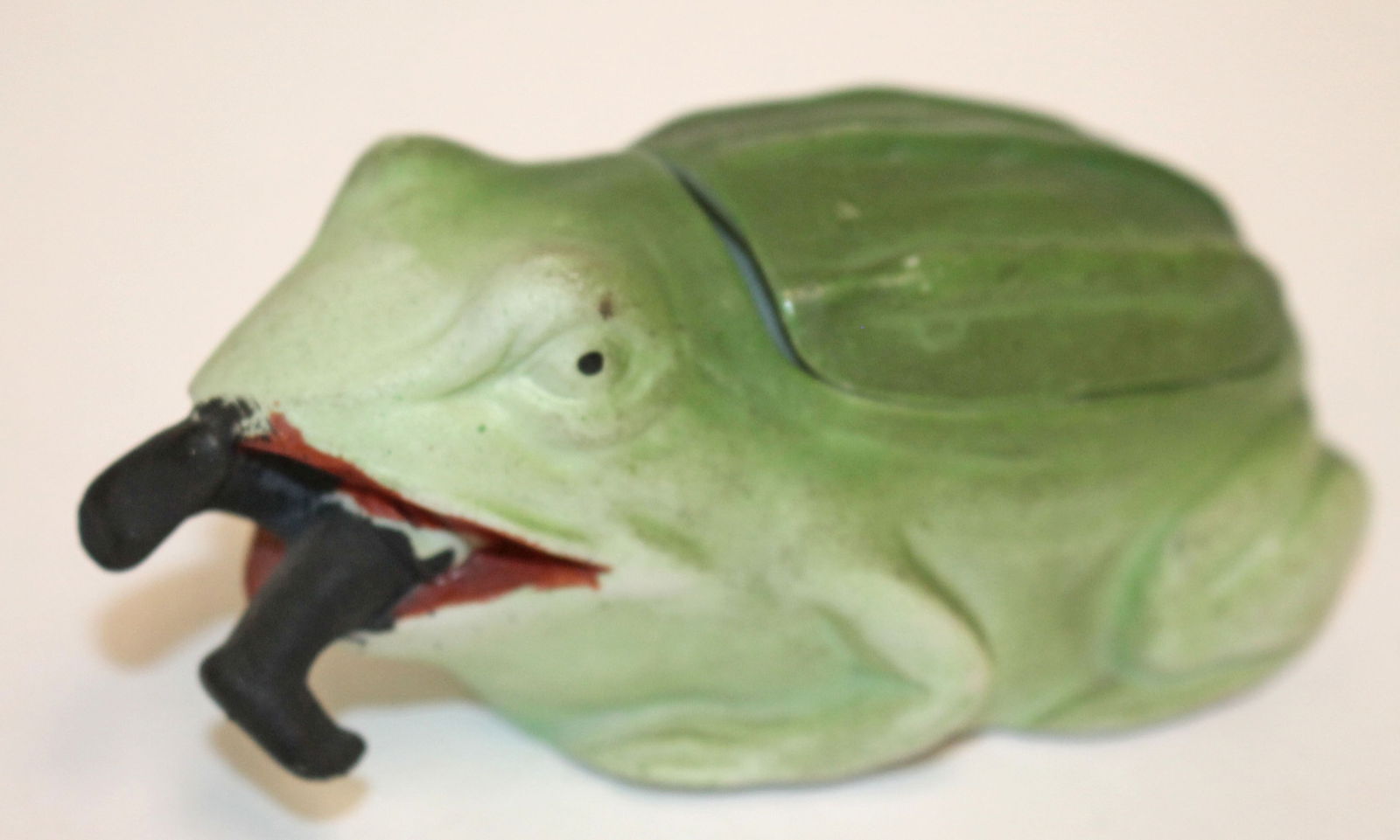 Schafer Vater bisque porcelain figural box - frog swallowing child - ex Richard Wright collection (1 of 5)
