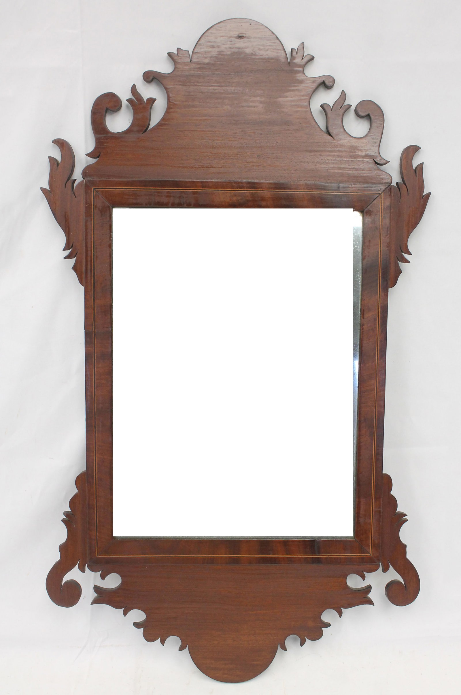 Chippendale mirror - as found - 32" tall x 18" wide: Chippendale mirror - as found - 32" tall x 18" wide