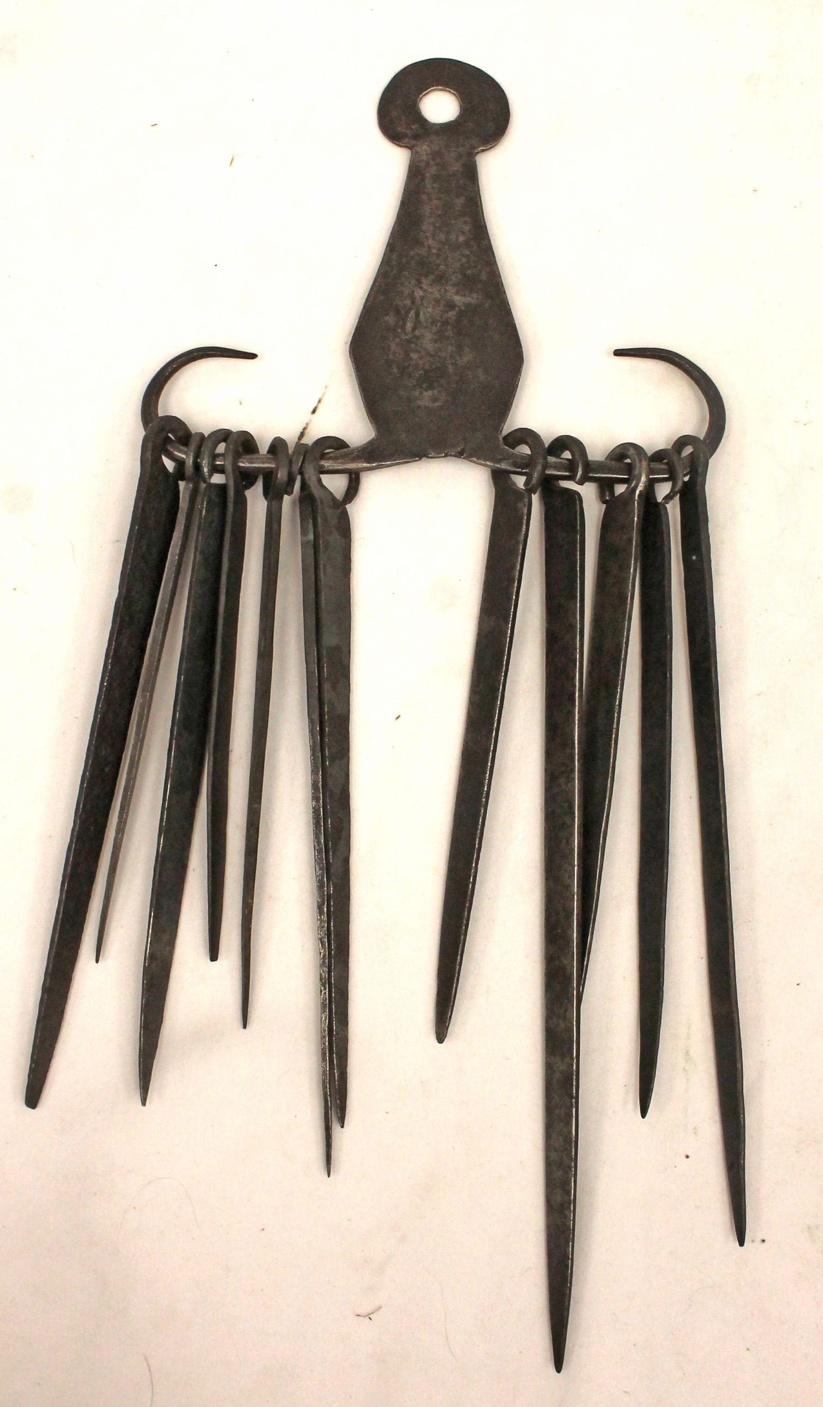 Iron wall hanging skewer set - (1 of 6)