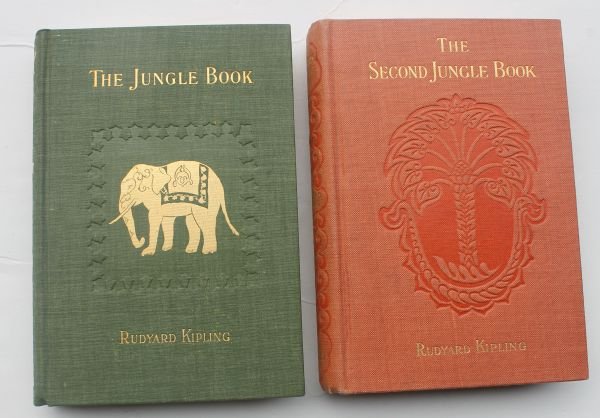 "The Jungle Book" & "The Second Jungle Book" by Rud: "The Jungle Book" & "The Second Jungle Book" by Rudyard Kipling - The Century Co NY 1894 & 1895