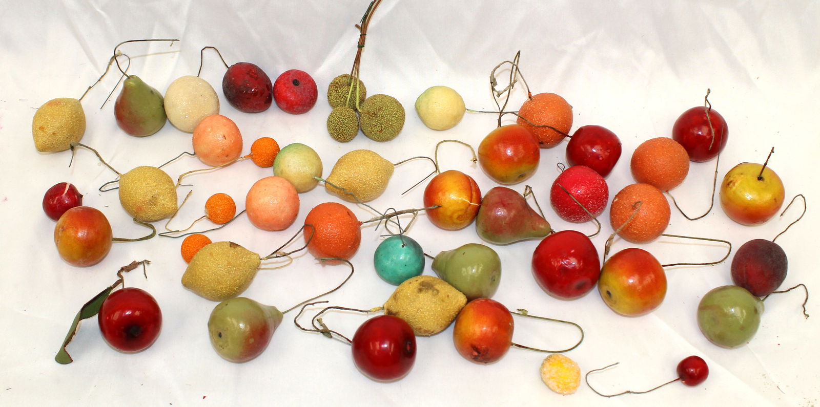 Large Lot of fruit form ornaments (1 of 4)