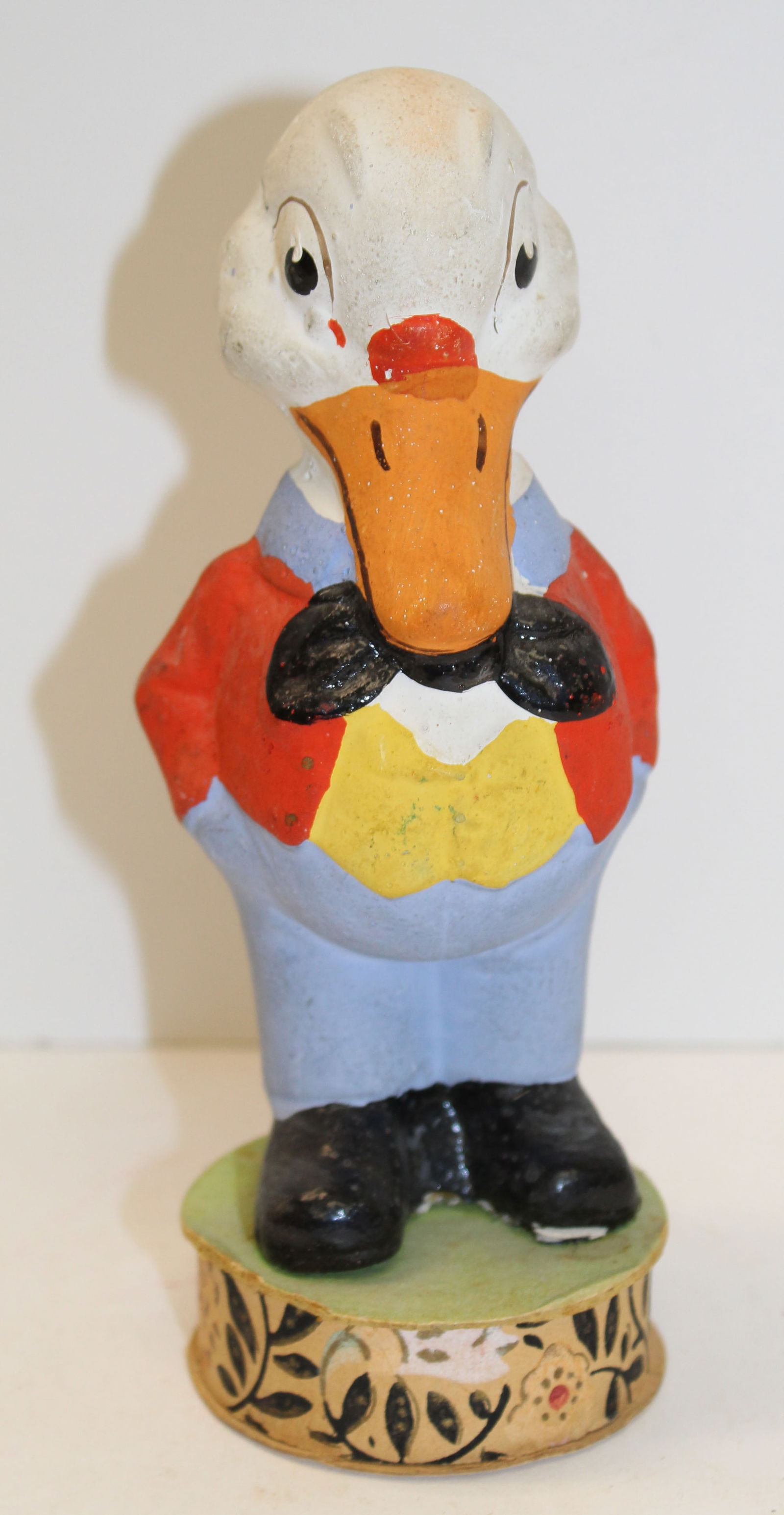 Vintage German Easter duck candy container - 7 1/2" tall (1 of 7)