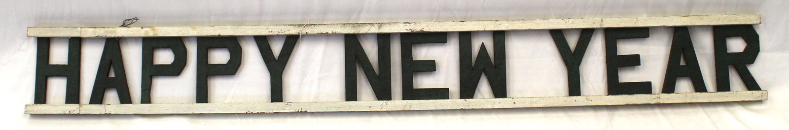 Wooden painted "Happy New Year" sign (1 of 9)