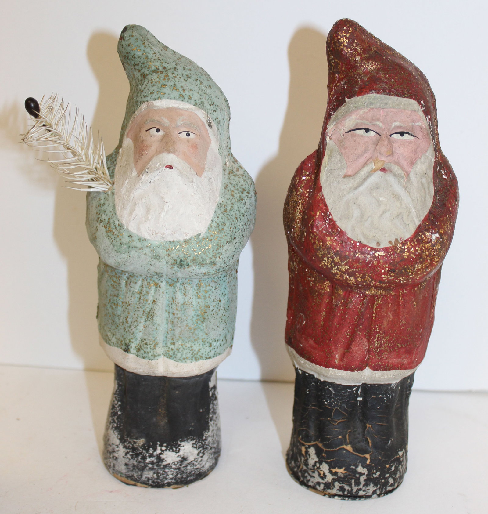 Lot of 2 vintage German Belsnickles - approx 8" tall (1 of 8)