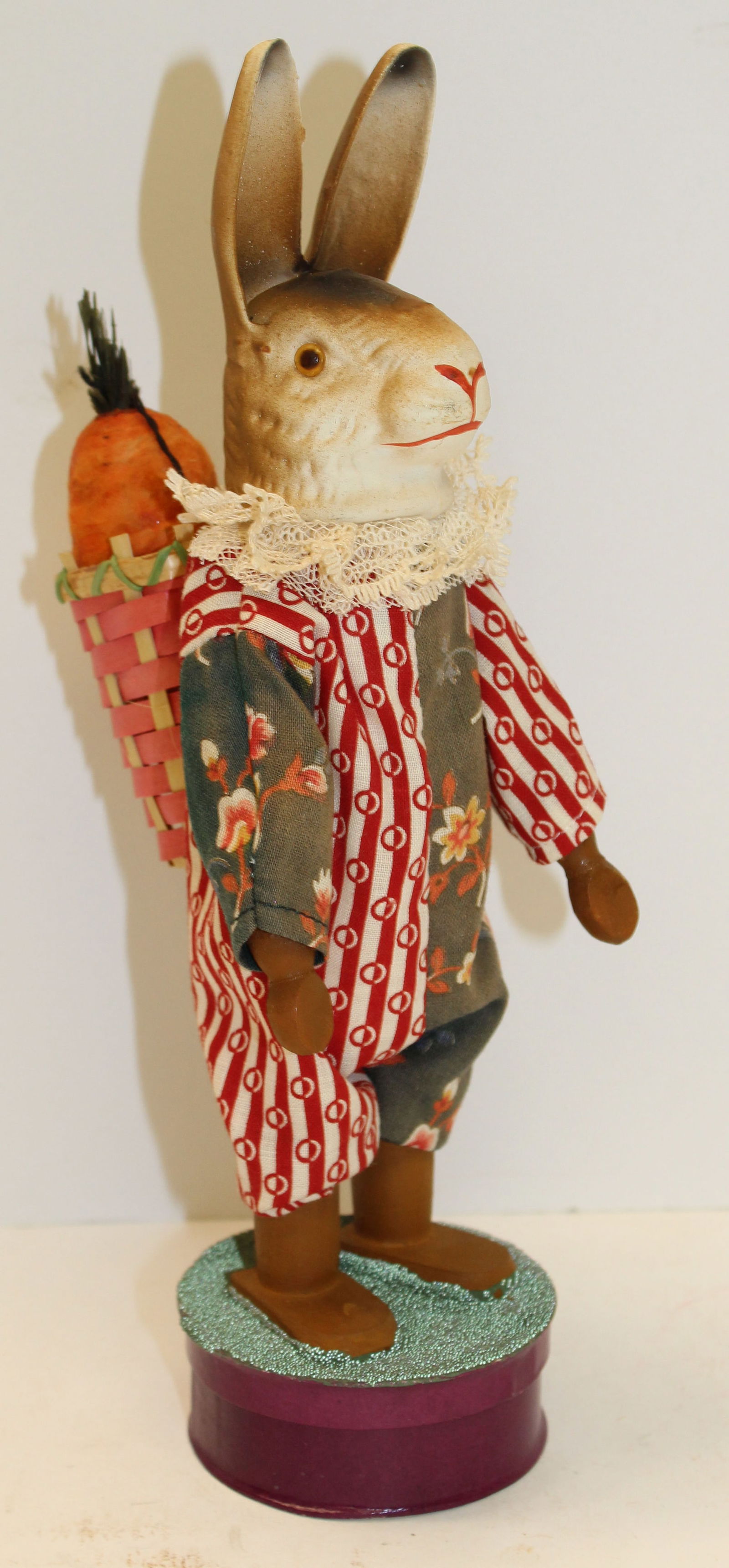 Vintage German Easter rabbit candy container - 10" tall (1 of 6)