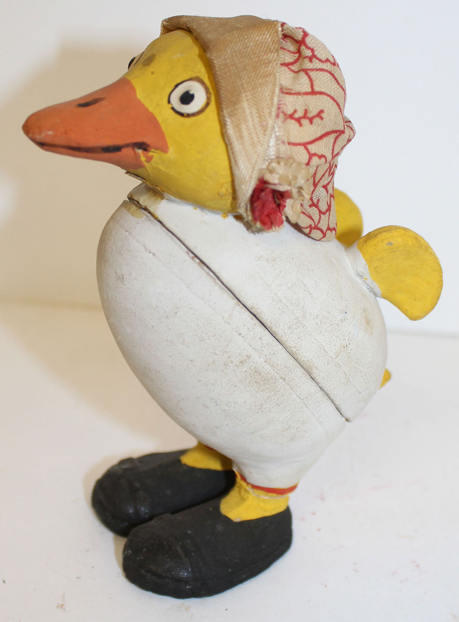 Lot of 2 vintage German Easter duck candy containers - 5" & 6" tall (1 of 9)