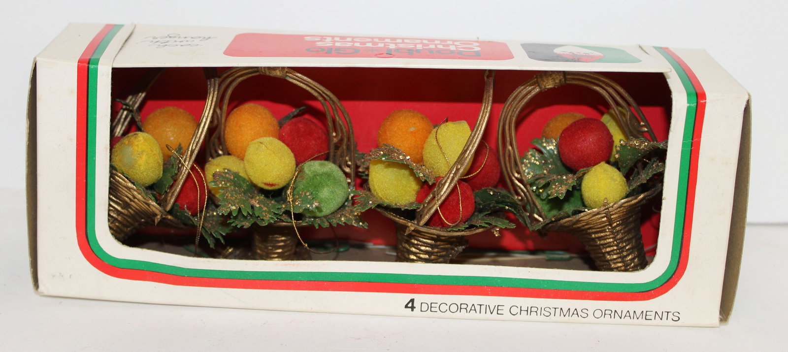 Orig boxed set of wire basket  candy containers - Japanese (1 of 4)