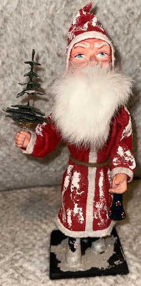 Antique German Santa candy container - marked Germany on underside (1 of 7)