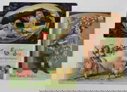 Lot of 3 antique Easter motif postcards