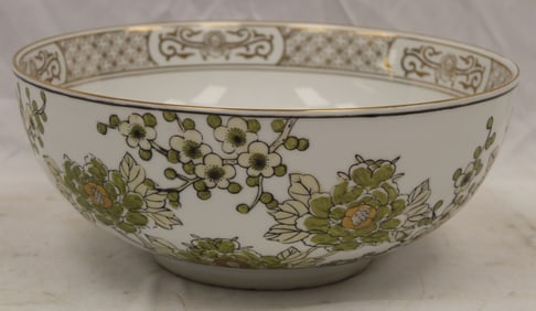 Japanese Gold Imari center bowl - 12" diam