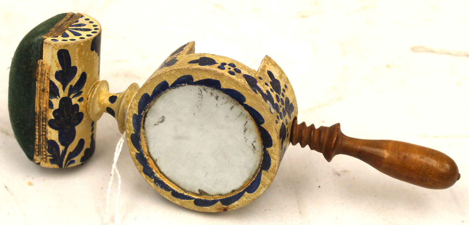 Antique wooden paint dec sewing bird - 6 1/2" (1 of 3)