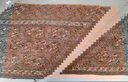 Antique Turkoman Yomut Chubal - last Q 19thC - 30"x45"