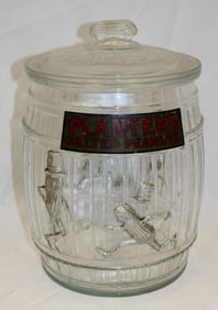 Planter's Peanut glass jar - 12" tall